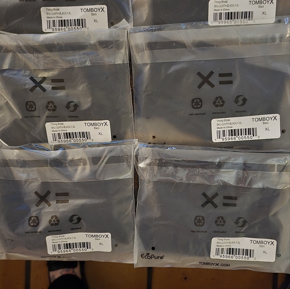 COPY - TomboyX thong- TENCEL - Modal black size XL - Picture 5 of 5